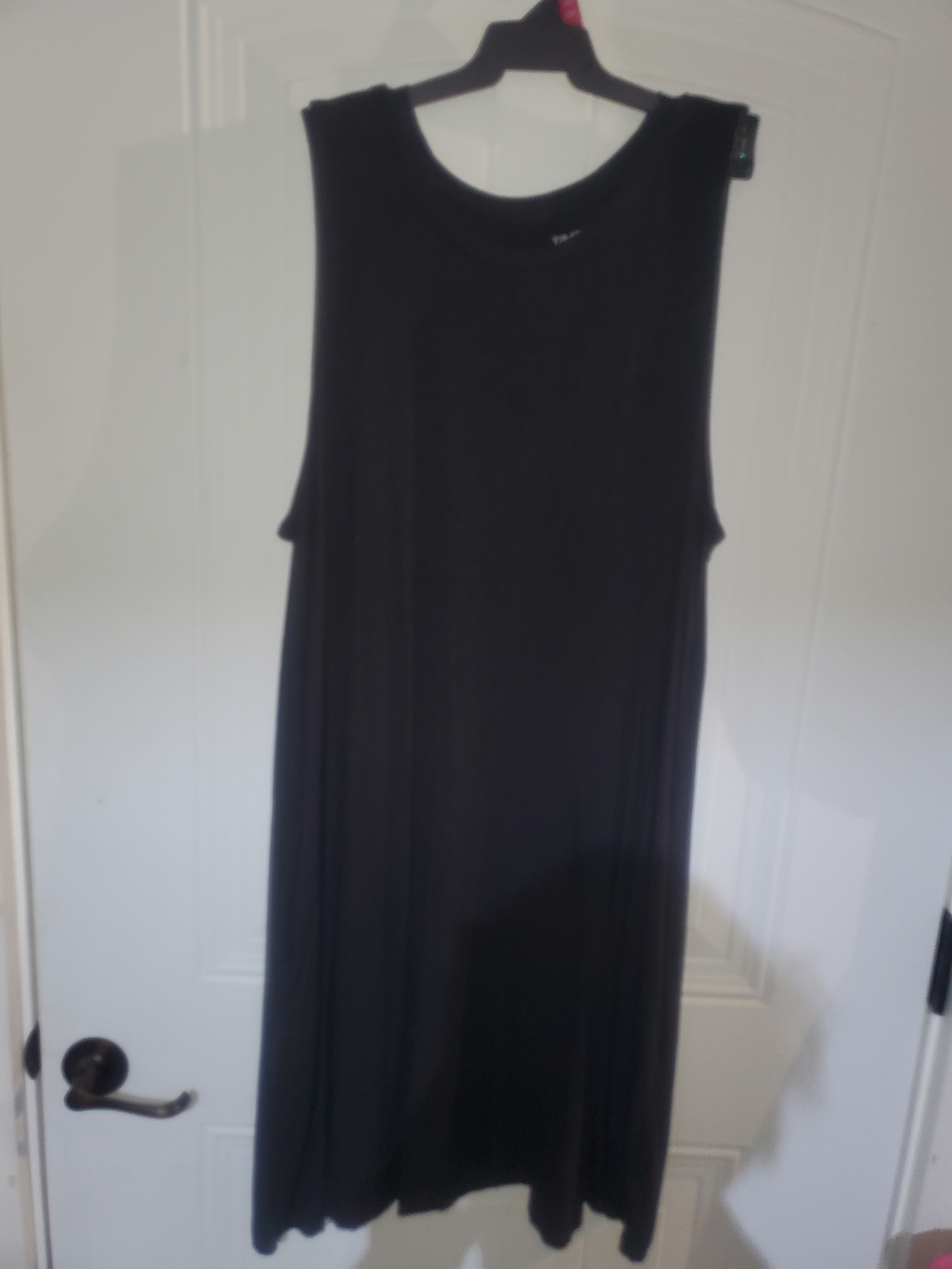Sleeveless Black Midi Dress